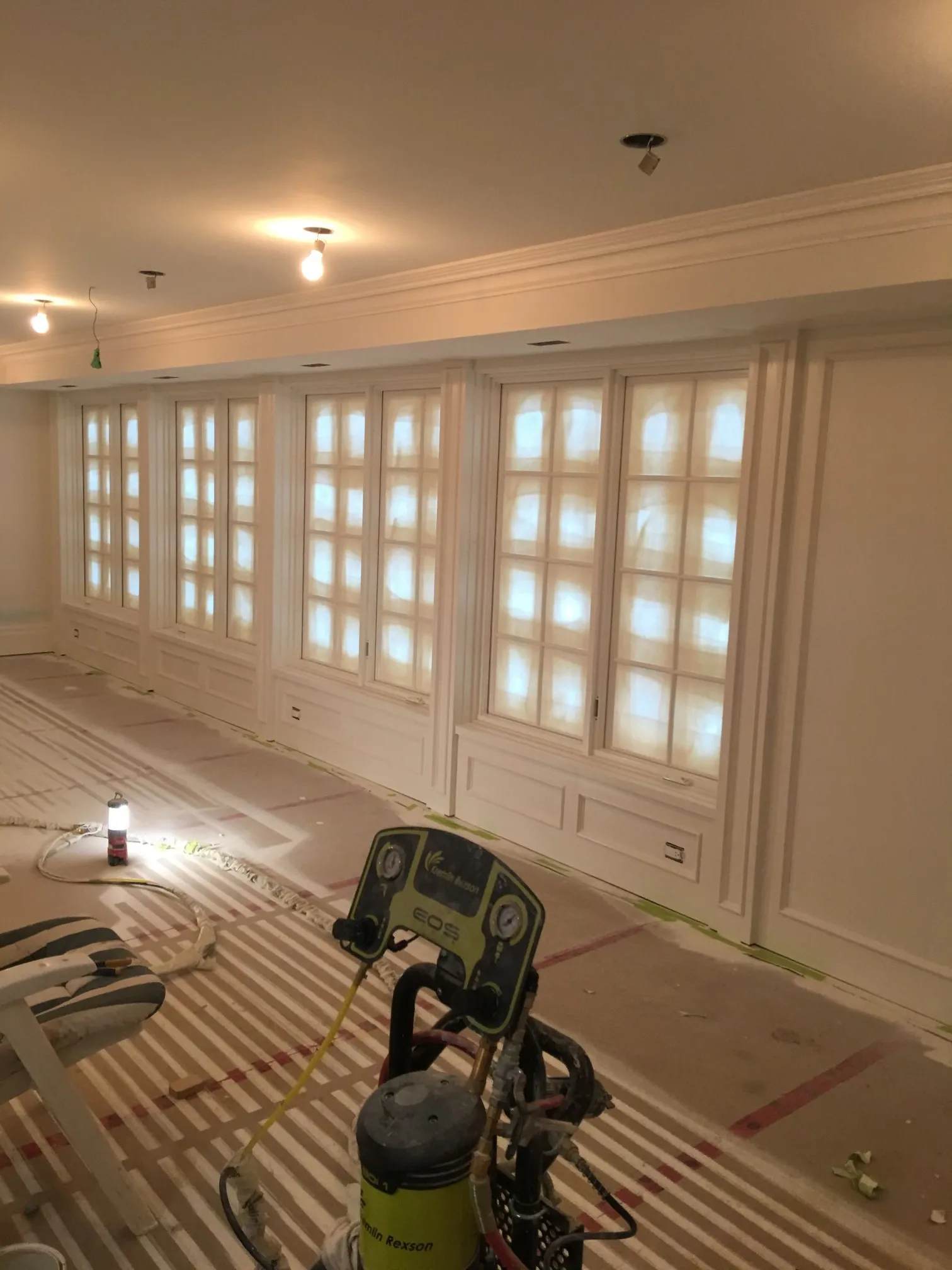 Interior demolition work