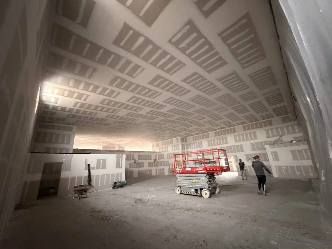 Fire-rated drywall installation