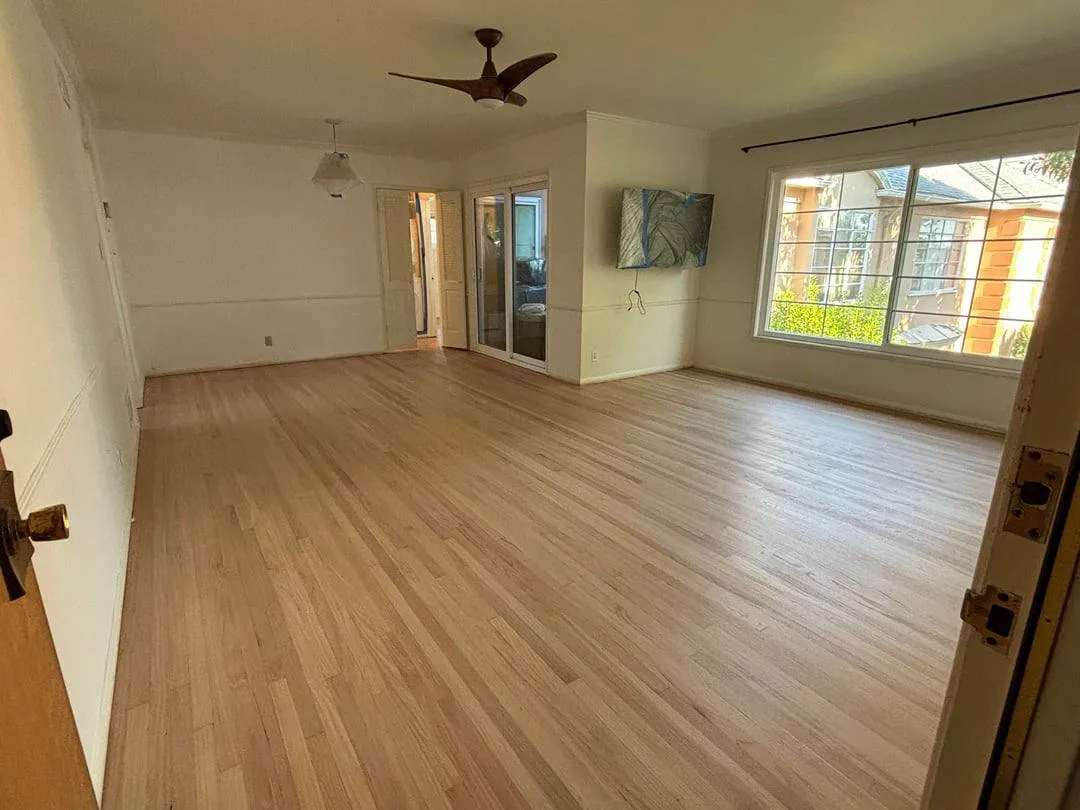 Luxury vinyl plank flooring installation