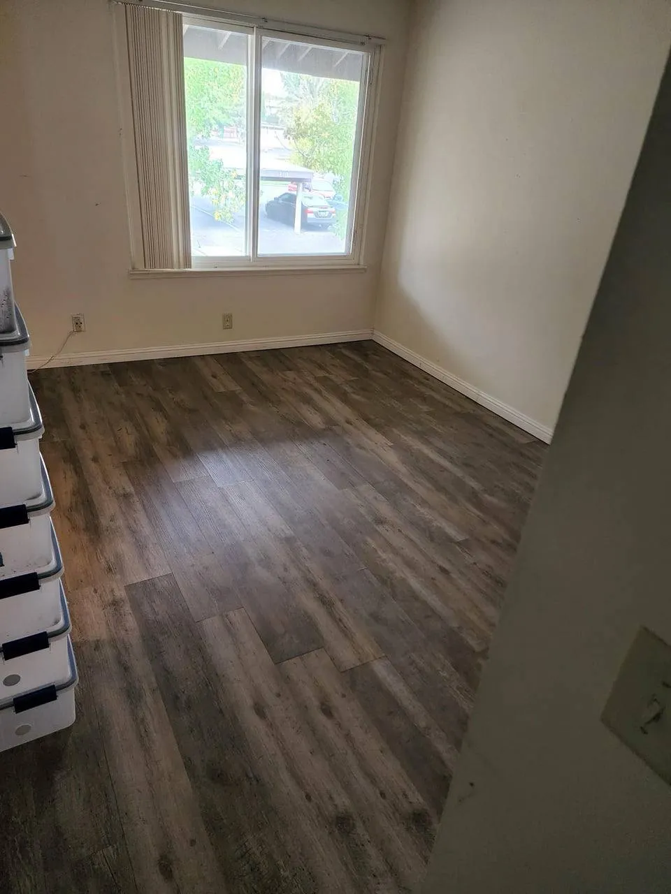 Professional flooring project completed
