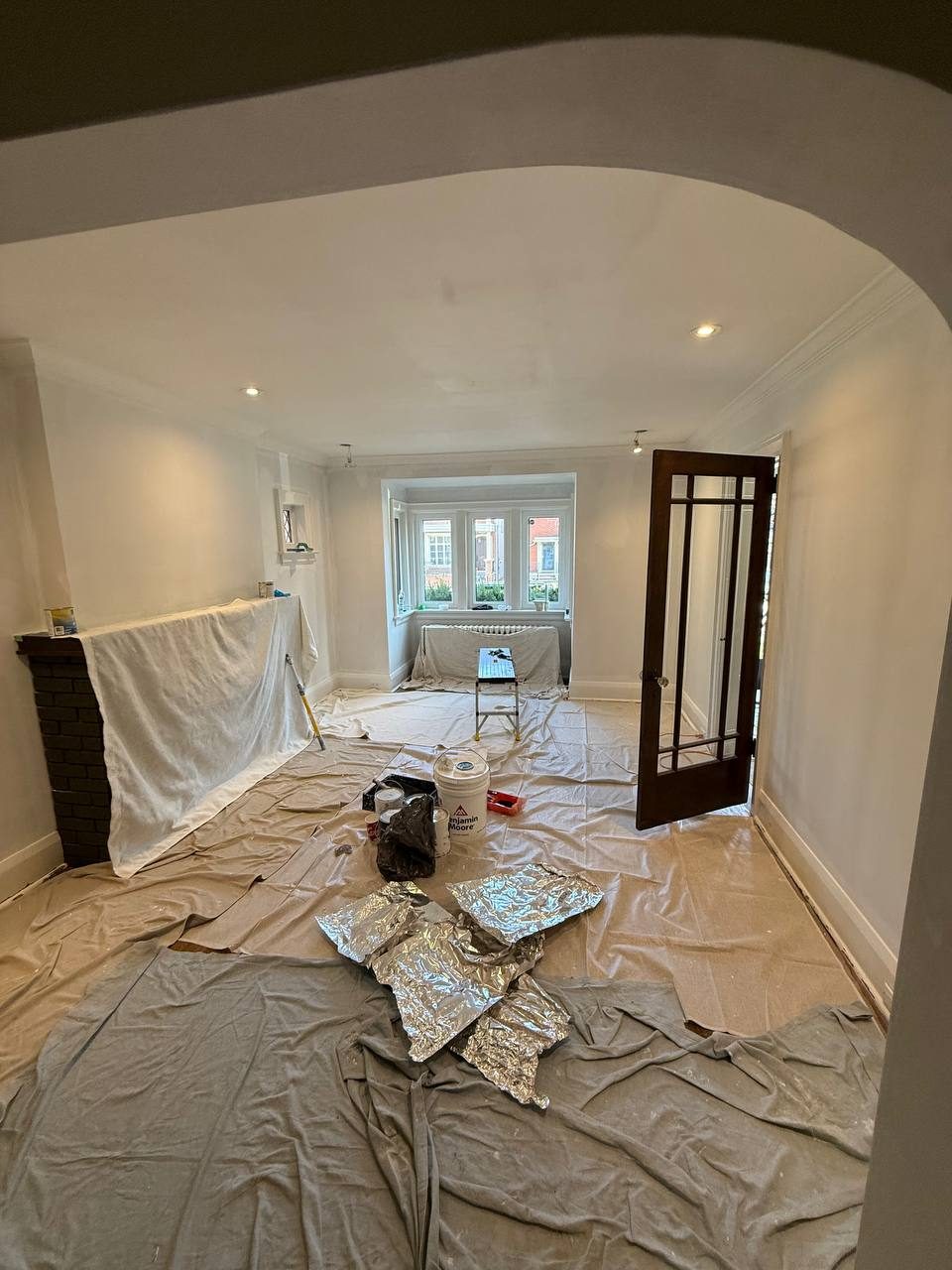 Interior painting project in Toronto — SQFT Contracting