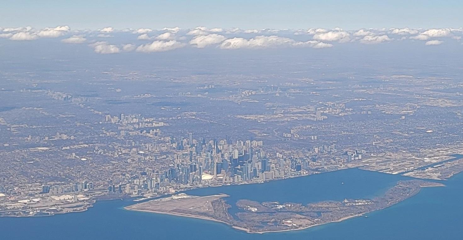 Aerial view of the Toronto skyline and waterfront — SQFT Contracting service area
